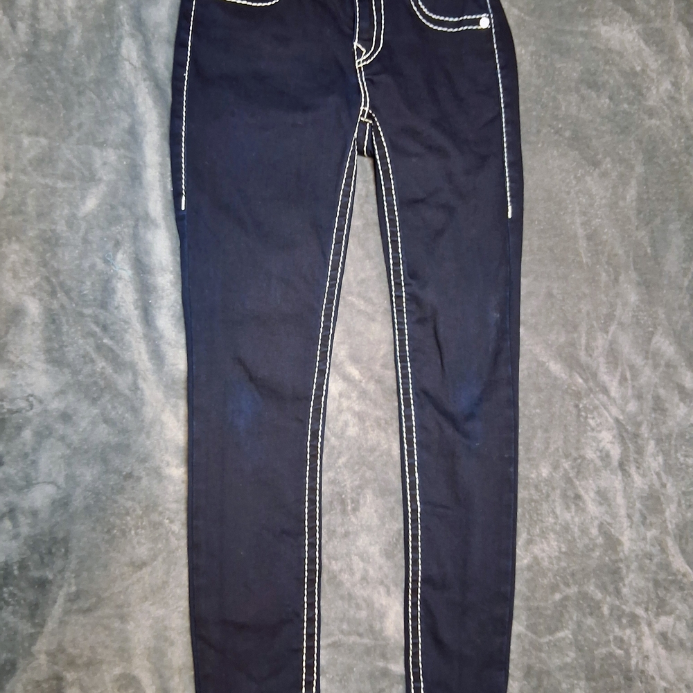 True Religion Dark Blue Jeans - Picture 3 of 6